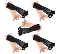 UKCOCO 10pcs Elastic Wig Cap Mesh Net for Women Black Nude Breathable Hair Net for Lace Front Wigs Sleep Hair Bonnet Compatible with Long Short