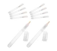 UKCOCO 10pcs Fillable Paint Pen Blank Barrel 3mm round Head