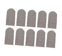UKCOCO 10pcs Finger Tips Holder Wraps Ring Warmers Protection Deterrent Skull Cap Protective Anti Glove Manicure Caulking Band Tape Brace Carpal Game Hand Hat Grips Nylon