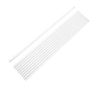 UKCOCO 10pcs Glass Stirring Rods for Laboratory Use, 11.8 Inch Heat Resistant Lab Stirring Sticks with Dual round Ends and Pour Guide Design, for Ph Adjustment and Solution Dilution
