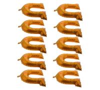 UKCOCO 10Pcs Gold U Shaped Aluminum Foil Balloons for Weddings Birthdays and Thanksgiving Celebrations Festive Decor for Engagements and Special Events