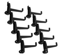 UKCOCO 10Pcs Heavy Duty Utility Hooks for Garage Walls Square Board Keyhole Design for Shelving Units and Tool Organization