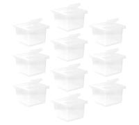 UKCOCO 10pcs Insect Breeding Boxes Reptile Feeding Containers for Spiders Lizards Geckos Arachnids Beetles Suitable for Terrarium and Pet Reptile Care