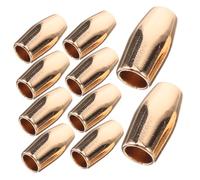 UKCOCO 10Pcs Metal Cord Locks for Clothing Drawstrings Alloy Rope Stoppers Replacement Tighten Cord Ends for Hoodies Backpacks Jackets