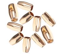 UKCOCO 10Pcs Metal Cord Stoppers Tighten Cord Ends Practical Alloy Rope Locks for Drawstrings Sweatpants Hoodies Replacement DIY Rope Accessories