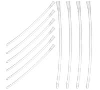 UKCOCO 10pcs Parrot Feed Tubes Soft Abs Hand Feeder Designed to Monitor Food Consumption for Parrot Breeders and Pet Stores Bird Feeding Supplies