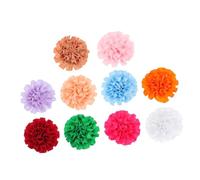 UKCOCO 10pcs Pet Collar Flowers Dog Grooming Flower Bow Decorative Collar Charms for Cats Puppies Pet Accessories