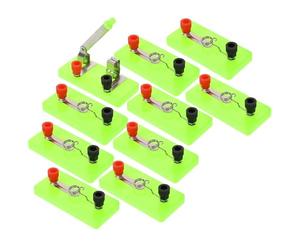 UKCOCO 10pcs Physics Lamp Base Edison Screw Light Holder for Electrical Circuit Experiments, Physics Teaching Aids for Primary and Secondary School Science Labs