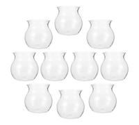 UKCOCO 10pcs Plastic Ecological Bottles for Hyacinth Bulbs Indoor, Plant Holders for DIY Micro Landscape Containers, Visually Stunning Vase Centerpieces Simplifying Plant Care