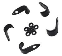 UKCOCO 10pcs Plastic Saxophone Thumb Rest Cushion Comfortable Support Rest Black for Playing Saxophone While Standing Or Walking