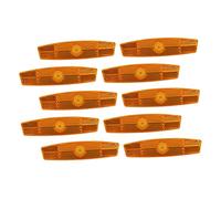 UKCOCO 10Pcs Portable Replaceable Wheel Reflectors High Reflective Warning Bike Reflectors for Enhanced Visibility and Safety While Riding