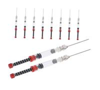 UKCOCO 10pcs Precision Ink Filling Needles Fountain Pen Ink Dispenser Spring Converter Stainless Steel Portable Compact for Wide Compatibility Writing Enthusiasts