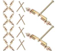 UKCOCO 10pcs Pvc86 Type Plastic Concealed Junction Box Repair Rods with Screws for Wall Socket Electrical Outlet Box Insulation Maintenance and Support