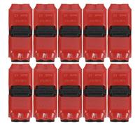 UKCOCO 10pcs Quick Splice Wire Terminals Low Voltage Electrical Terminal Block H Shaped 2 Pin 2 Way Screwless Wire Connectors for Secure and Stable Wiring in Home Lighting or Automotive