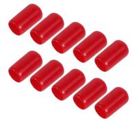 UKCOCO 10pcs Red Pvc Adapter Thread Protector Covers for Bcd Inflator and Scuba Tank, Custom Fit Design with Thread Protection, for Technical Dives and Underwater Use
