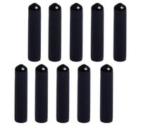 UKCOCO 10pcs Rubber Bottle Pourer Caps for Liquor Bottles, Easy to Store and Providing Full Cover, Black Pour Spouts Caps Suitable for Bars and Coffee Shops