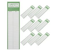 UKCOCO 10pcs Safety Equipment Inspection Tags, Maintenance Record Labels | 8.5"X 2", Ladder Inspection Tags, Inventory Scaffolds Ladders for Fire Extinguisher, Equipment, for Industrial
