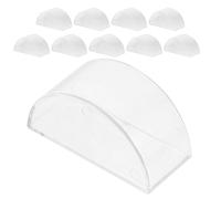 UKCOCO 10pcs Semicircular Plastic Water Tray Science Teaching Equipment for Physics Experiments Smooth Rounded Edges to Demonstrate Reflection and Refraction Suitable for Students