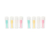 UKCOCO 10pcs Silicone Scleral Removers Inserters Solid One-piece Contact Applicators for Rgp Corneal Orthokeratology Lenses Portable Eye Contact Tool for Travel and Daily Use