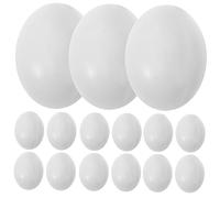 UKCOCO 10Pcs Simulation Bird Egg Realistic Prop for Parrot Breeding Hatching Management for Cockatiel Budgie Care