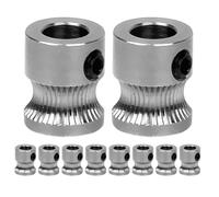 UKCOCO 10pcs Steel Extruder Gears 3D Printer Accessories for Filament Drive Precision Gear Replacement Kit High-Performance Hardened Extruder PARTS for Repair
