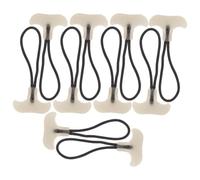 UKCOCO 10pcs T Shaped Glow in Dark Zipper Pull Cord Plastic Replacement