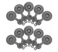 UKCOCO 10pcs Tpu Inflatable Air Valve Replacement Caps for Camping Pillows and Inflatable Cushions, Leakproof Spring Loaded Nozzle Plug Versatile Compatibility for Travel and Emergencies