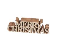 UKCOCO 10pcs Unfinished Wooden Christmas Wood Slices DIY Decorations Merry Christmas Hanging Gift Tags Versatile Holiday Ornaments for Tree Presents Party Decor