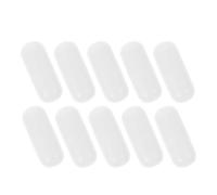 UKCOCO 10pcs White Lip Balm Boxes Compact and Portable Pp Lip Gloss Travel Containers Multifunctional Use Minimalist Stylish Design for Beauty Accessories Storage