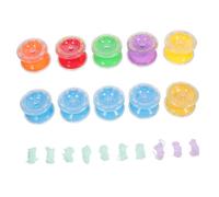 UKCOCO 10pcs Yoyo Mini Cartoon Yo Yo Educational Safe Material for Early Education Learning Fun Responsive Plaything for Boys