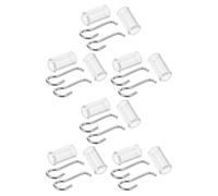 UKCOCO 12 Set Blind Wand Adapter Replacement Parts with Stainless Steel and Plastic, Compatibility and Easy Installation for Horizontal Blinds Repair at Home or Office