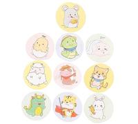 UKCOCO 120Pcs Mini Round Cartoon Animal Supplies for Adults Small Round for Emergency Use