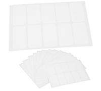 UKCOCO 120pcs Writable Clothing Labels Self Adhesive Laundry Room Stickers Reusable Garment Accessories for Shirts Sweatshirts Bags Shoes