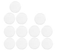 UKCOCO 12pcs 25mm Convex Optical Lens Set for Science Teaching and Experiment Learning Aids, Biconvex Resin Magnifying Lenses for Telescope and Physics Education