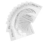 UKCOCO 12pcs False Lash Holder Plastic Lash Trial Tool Lightweight Eyelash Display Board Professional Workroom Expert Consultations