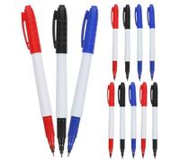 UKCOCO 12pcs Fine Tip Dry Erase Markers for Whiteboards, Quick Drying and Erasable Plastic Pens, for Dynamic Lesson Plans and Home Planning