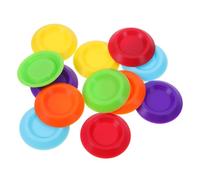 UKCOCO 12pcs Mini Roach Feeder Bowls 1.34 Inch Small Insect Feeding Dishes for Hermit Crab Terrarium Reptile Habitat Water and Food Bowls Random Color