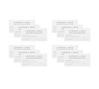 UKCOCO 12pcs Personal Check Registers Ledger Books, Blank Checkbook Transaction Registers for Business and Bank Accounts, White Check Ledgers for Money Tracking and Account Management