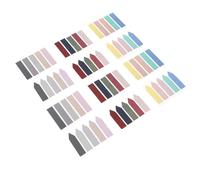 UKCOCO 12pcs Post Memos for Office with Easy to Carry Paper Pads and Neat Edges, Creative Design Adhesive Notes Suitable for Schools and Offices, Assorted Colour Memo Pads