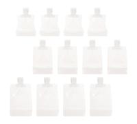 UKCOCO 12pcs Practical Lotion Bags for Travel, Space Saving Refillable Travel Lotion Bag with Suction Mouth, 30ml and 50ml Capacity, for Daily Life and Portable Cosmetic Storage