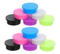 UKCOCO 12pcs Reusable Vial Caps for 3ml Vials Tpr Dustproof Airtight Leak-proof Protective Covers 6 Colours and Medicines Research Facilities Science Projects
