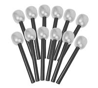 UKCOCO 12pcs Simulated Fake Microphone Stage Props Karaoke Toys Singing Props for Boys and Girls Pretend Play Party Decoration