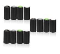 UKCOCO 12pcs Wireless Microphone Battery Covers for Replacement Caps Green Black White Grey Compatible Microphone Models