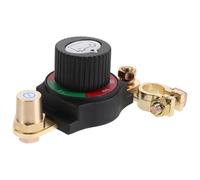 UKCOCO 12v 24v Car Battery Kill Switch with Removable Knob and Adjustable Angle Structure, Brass and Plastic Construction, Low Heat Generation, Vehicle Anti-theft Power Disconnect Switch