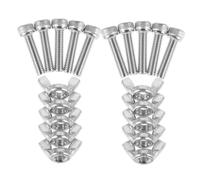 UKCOCO 14pcs Metal Bat Pins Set for Pottery Wheel with Bolts Durable Replacement Tools for Throwing Wheel Head Pottery Bats for Ceramics and Crafting Projects