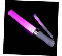 UKCOCO 15-Colour LED Glow Stick Reusable Concert Wand 25cm Multicolour Flashing Light Stick for Sports Matches Party Favour Portable and Safe PP Material
