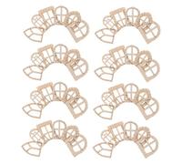 UKCOCO 150pcs Fairy Door and Window Craft Kit Unfinished Miniature Wooden Dollhouse Accessories for Creative DIY Decor and