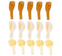 UKCOCO 15Pcs Creative Latex Balloons Summer Party Decorations Pineapple Yellow Dot Hawaii Style Celebration Props for Home Bar Club Festive Layout