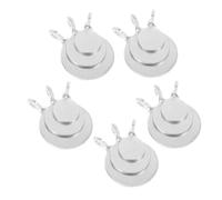 UKCOCO 15pcs Steel Shooting Targets Set for Precision Practice with 2cm, 3cm, 4cm Sizes, round Metal Target Sheets for Archery and Outdoor Shooting Range Training