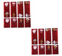 UKCOCO 16 Pcs Refrigerator Handle Eight Pieces Handle Covers for Refrigerator Fridge Door Handle Cover Refrigerator Door Covers Oven Handle Cover Handle Covers for Oven Fabric